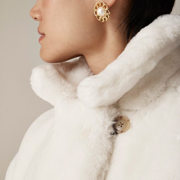 Faux Fur Peacoat - Picture 5 of 5